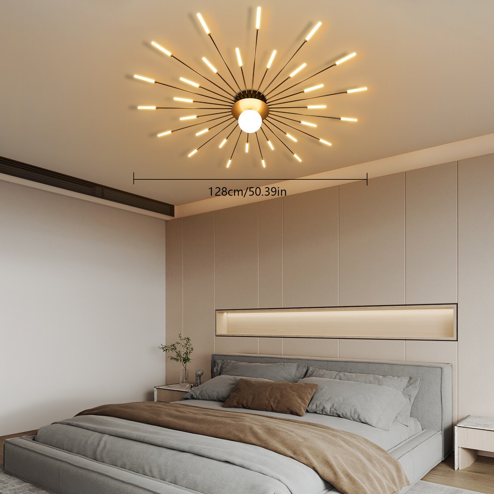Acrylic Ceiling Lamp, Modern Firework Ceiling Lights 12W 85-265V 172.22-269.1ft²
