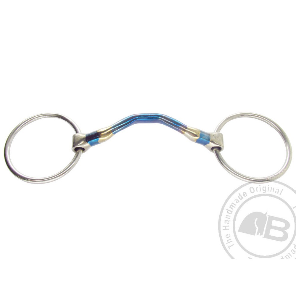 Bombers Loose Ring Happy Tongue Bit - 125mm/5"