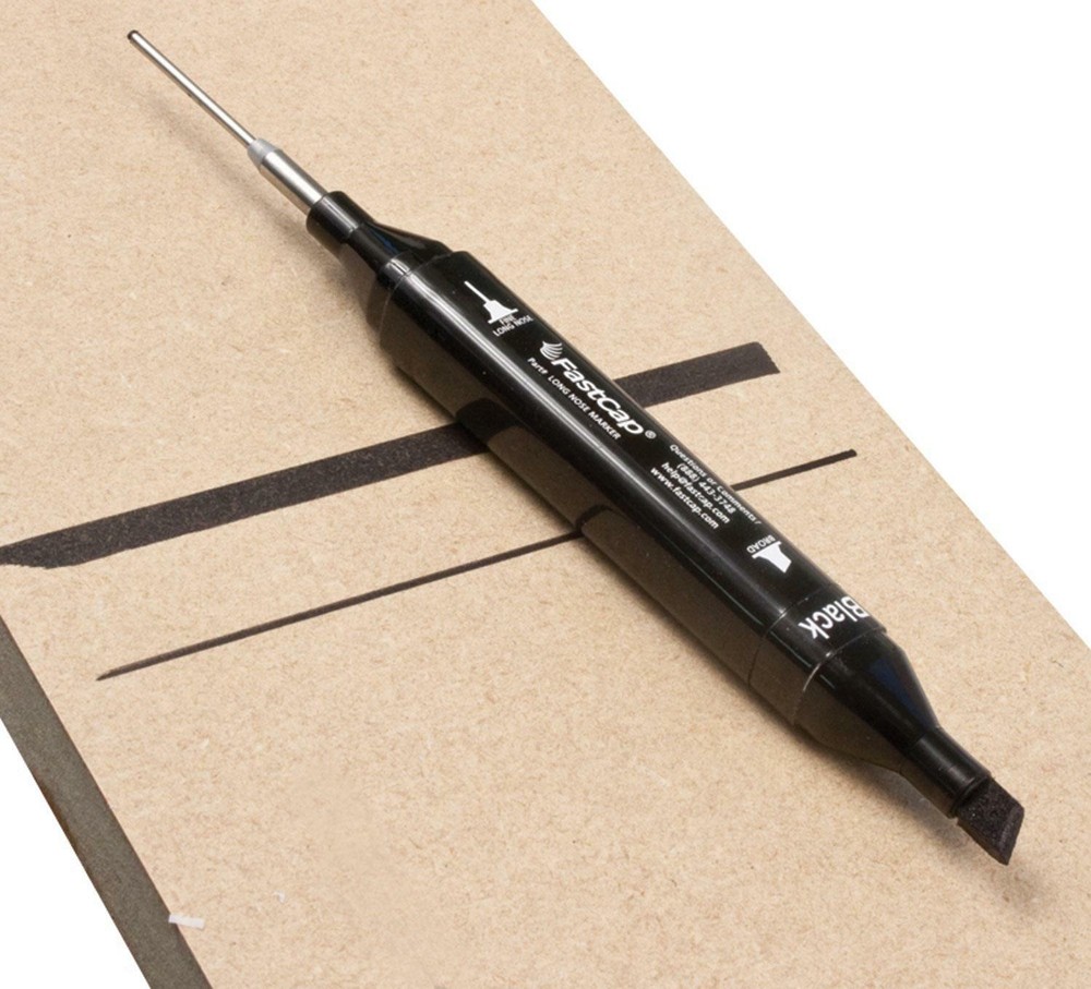 FastCap Long Nosed Pattern Marker - Black - Long Reach
