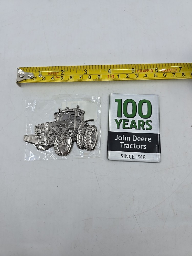 John Deere 100th Anniversary Tractor Medallion & Magnet Set