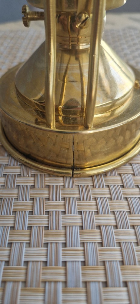 hand made kerosene lamp