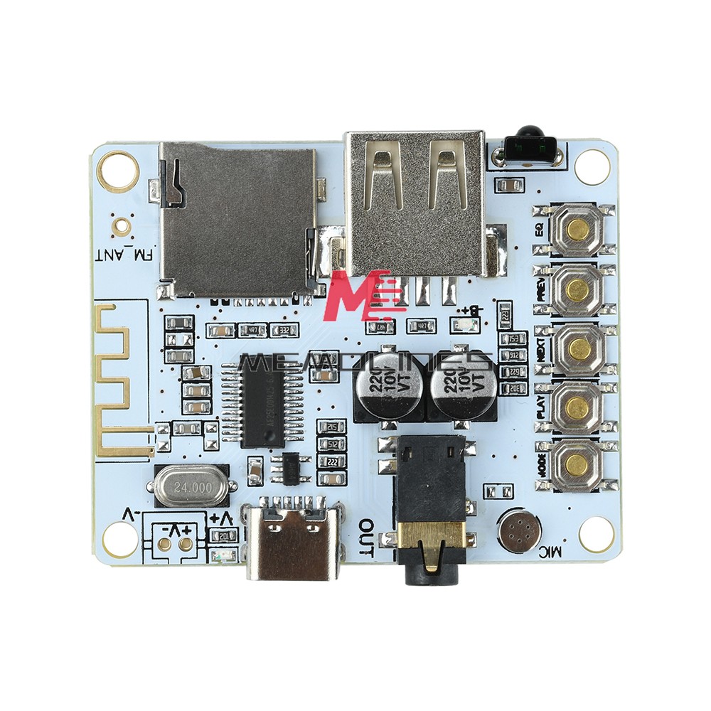 Bluetooth 5.4 Audio Receiver Board mp3 Lossless Decoder Decoding Module Type C