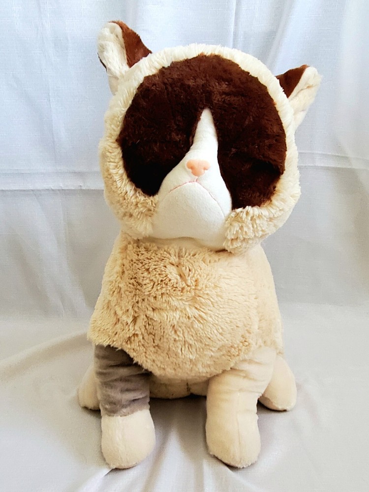 Large Grumpy Cat Plush by GUND 22 Inches Tall *MISSING Eyes* 👀