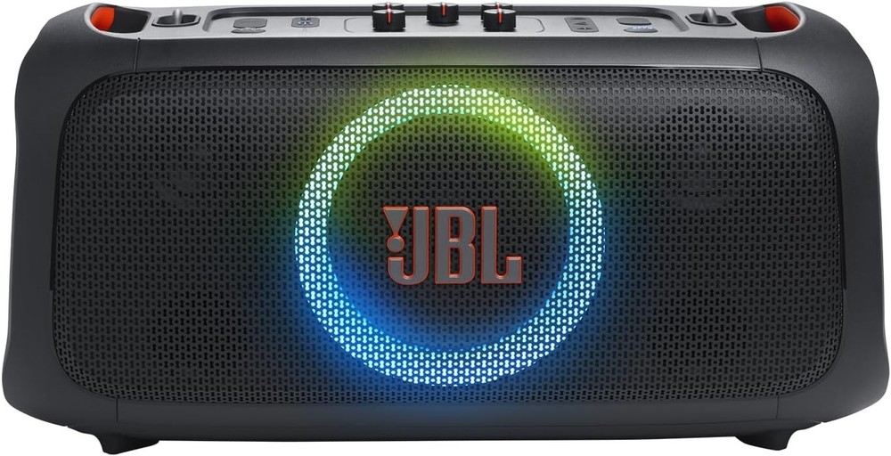 JBL PartyBox On-The-Go Essential Wireless Speaker without Microphone - Black