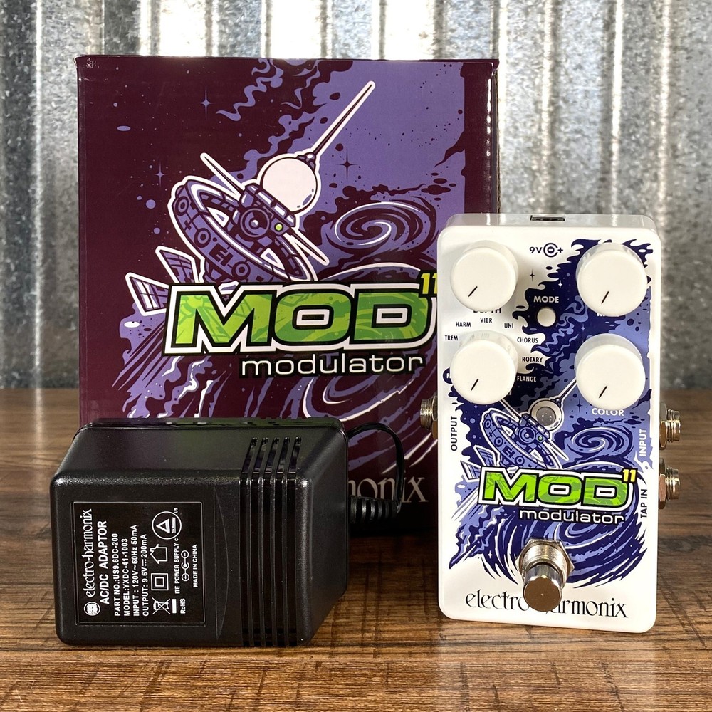 Electro-Harmonix EHX Mod 11 Modulator Tremolo Flanger Chorus Rotory Phaser...