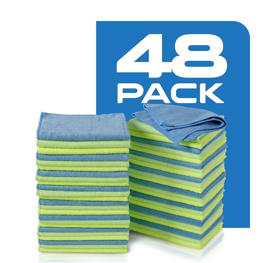 Zwipes Microfiber Cleaning Cloths, 48 Pack 48-Pack