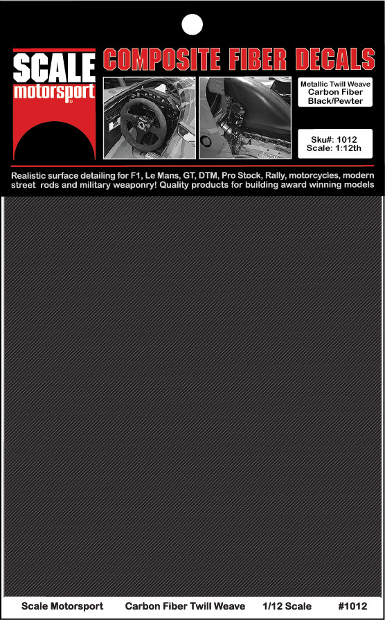 Scale Motorsport Carbon Fiber Decal 1024 1/24 - Official Scale Motorsport page