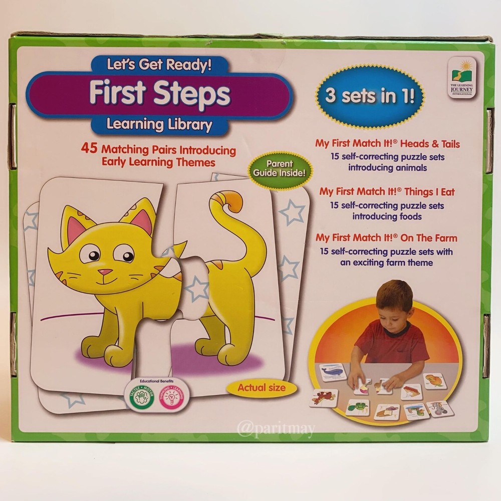 Let's Get ready! First Steps Learning Library COLLECTION Box Set (3 Sets in 1)