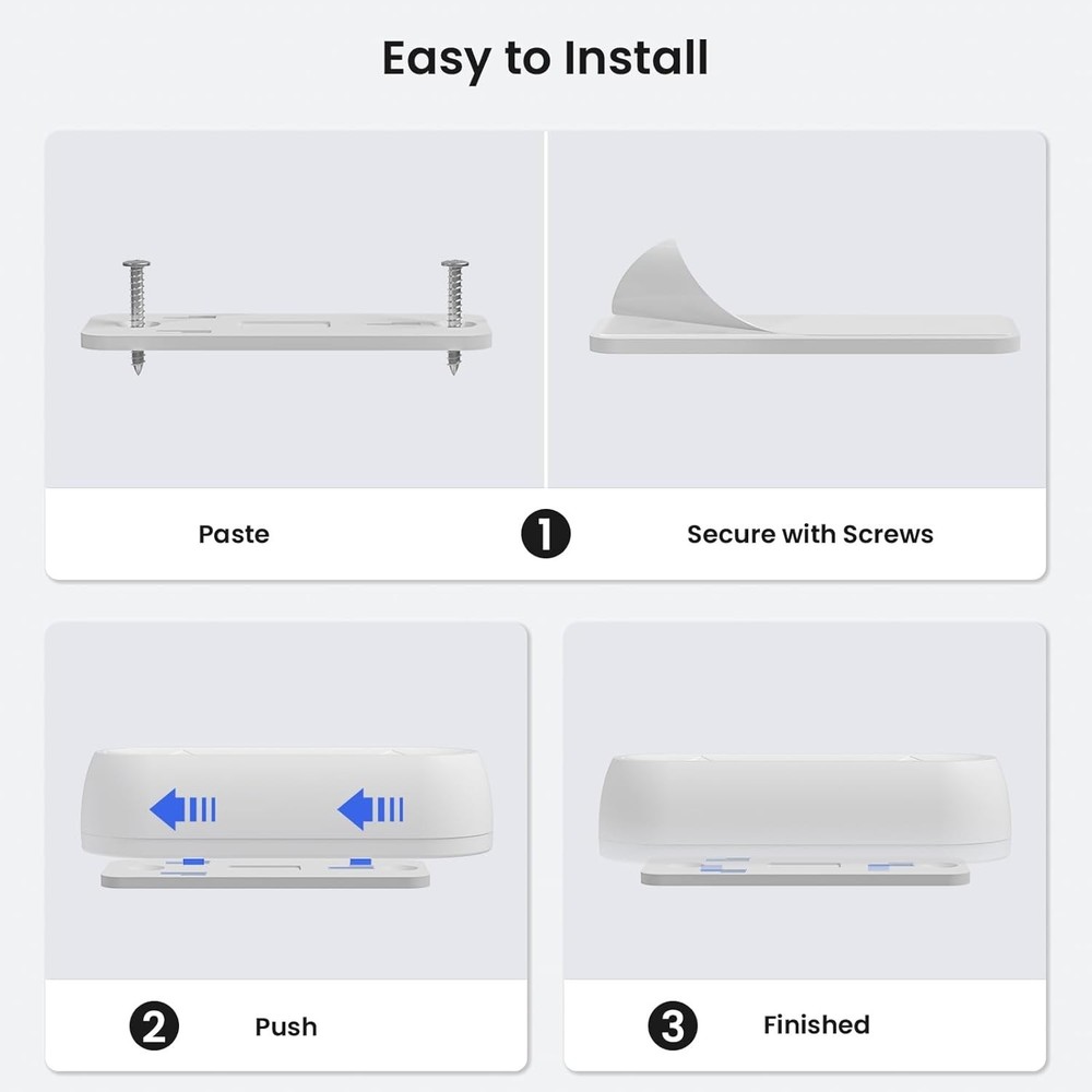 Mail Alarm Mailbox Alert for Delivered Wireless Chime White