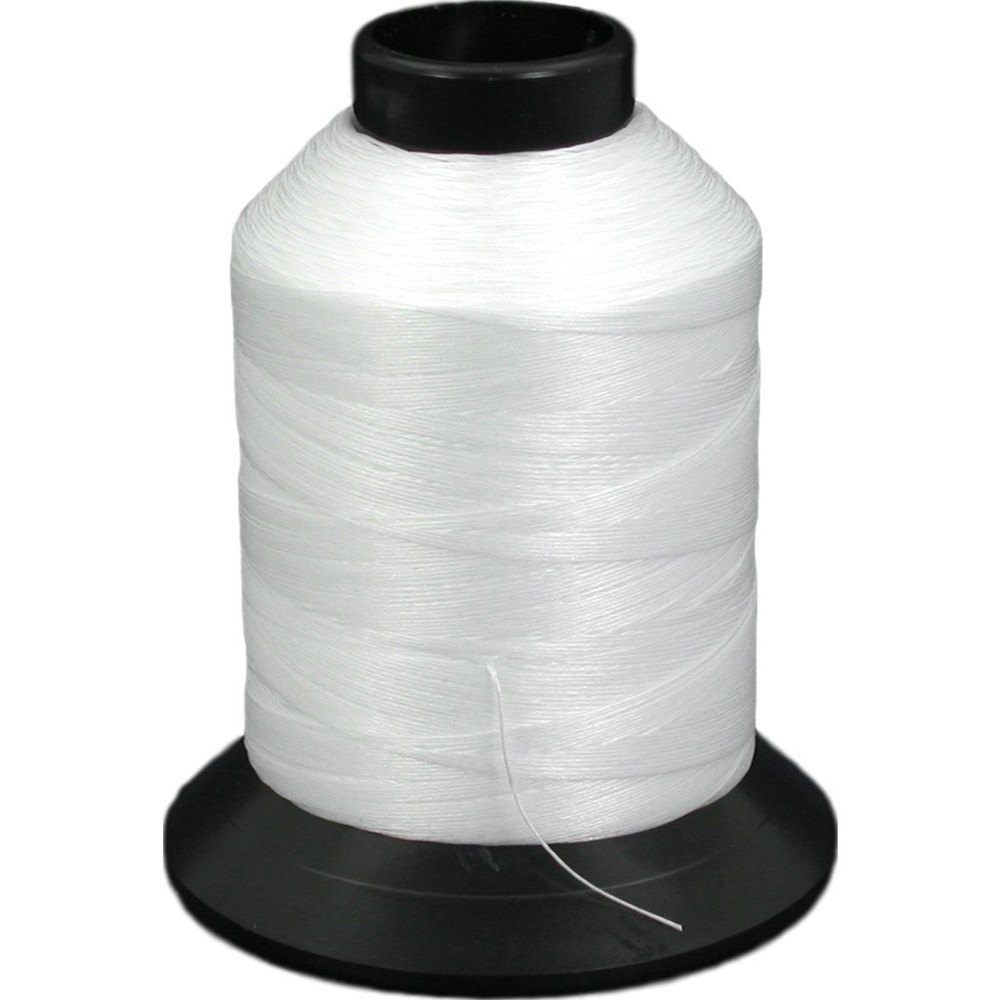 White Nylon Beading Thread Size F 1049yds