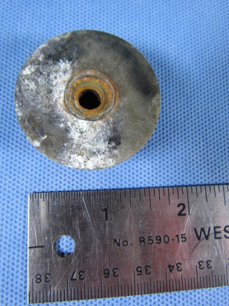 Lot 9 Rotary Control Potentiometer Knobs W/ Aluminum Dial Scales Brass Insert