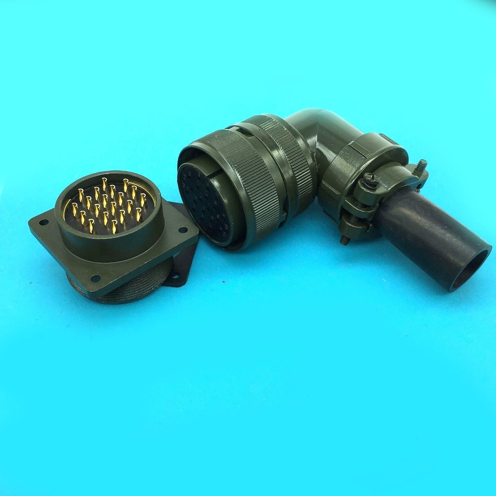 Right angle Aviation plug Socket Binding post MS3108A28-16S MS3102A28-16P 20 pin
