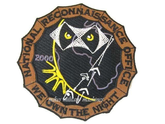 USAF ONYX NRO Space Command We Own The Night Titan 4 IV Black Ops Spy Patch New