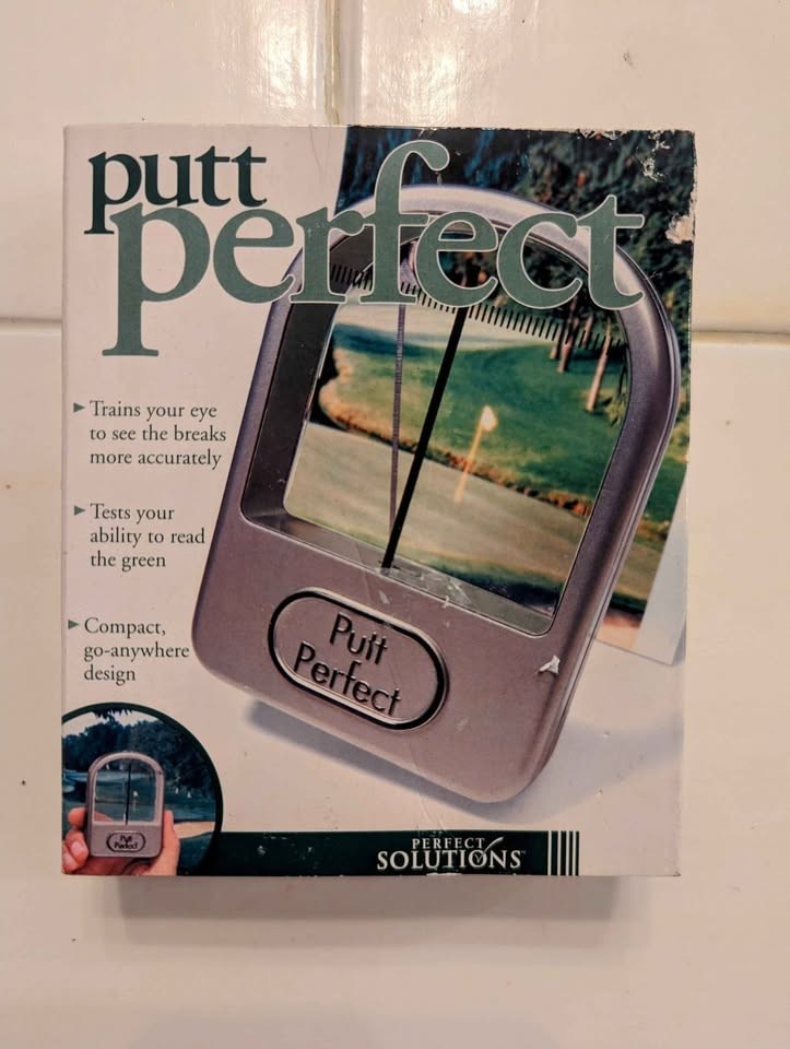 VTG Golf Putting Aid NIB Putt Perfect by Perfect Solutions 2000 NOS Training