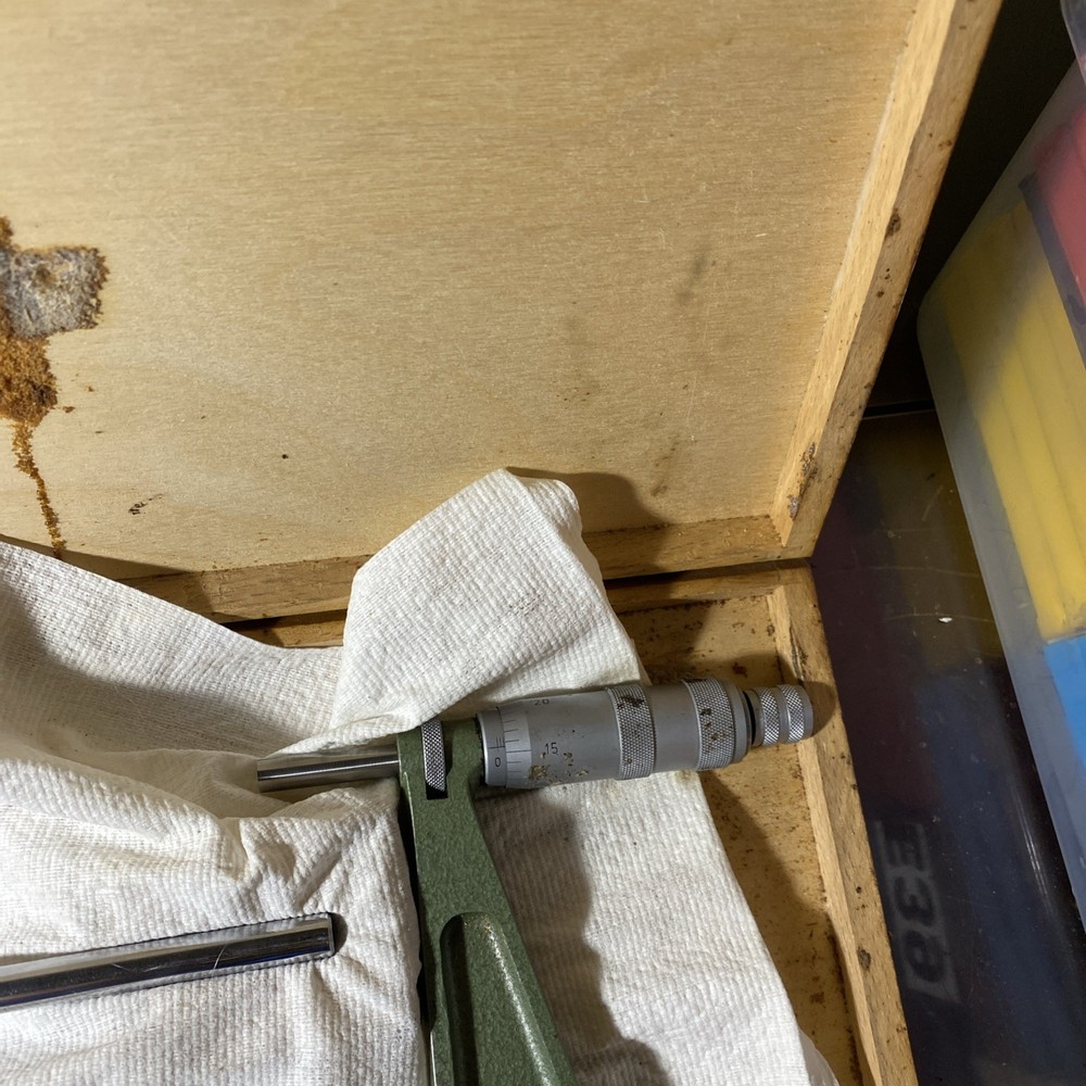 Mauser 10-11” Outside Micrometer With Case & Standard