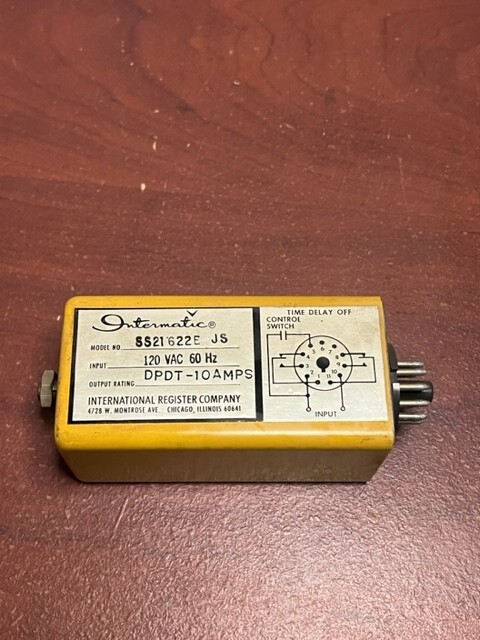 MACROMATIC SS21622-EJS TIMING TIME DELAY RELAY 50-500 SEC. NEW