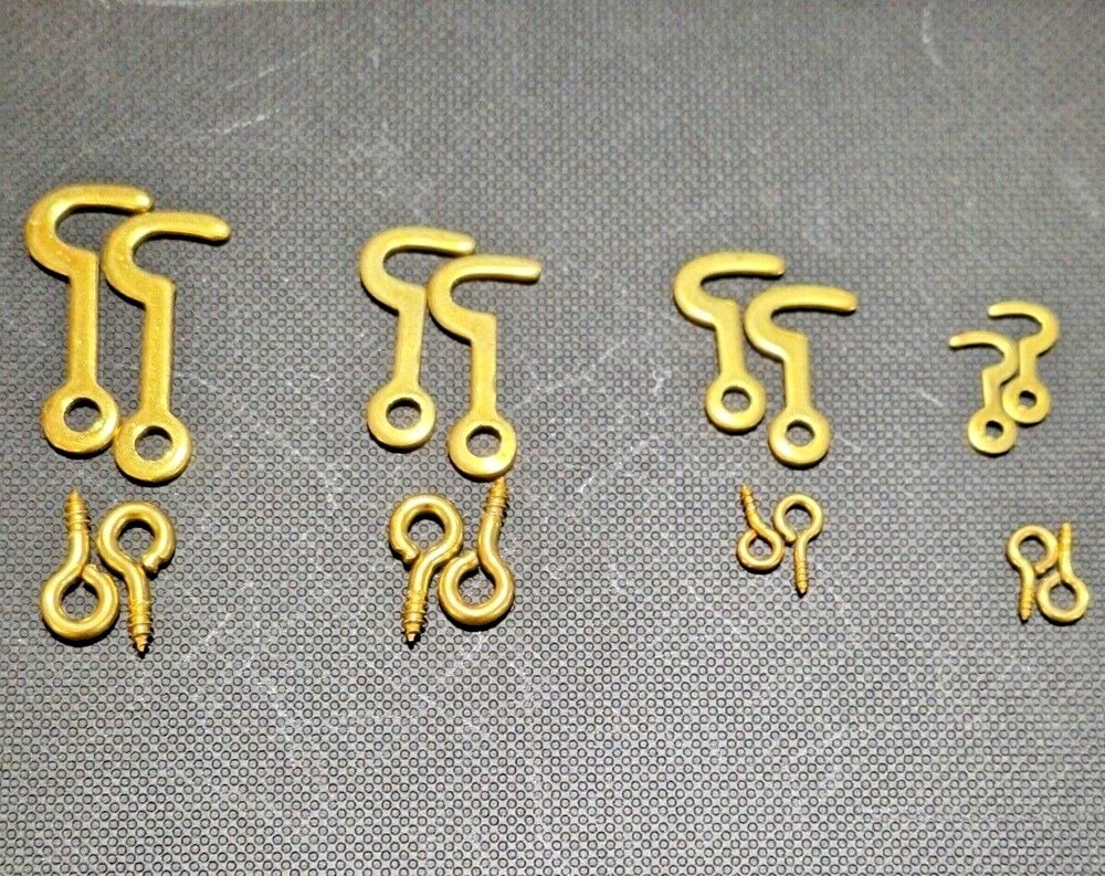 CLOCK DOOR HOOKS AND LATCHES 7 DIFFERENT CHOICES