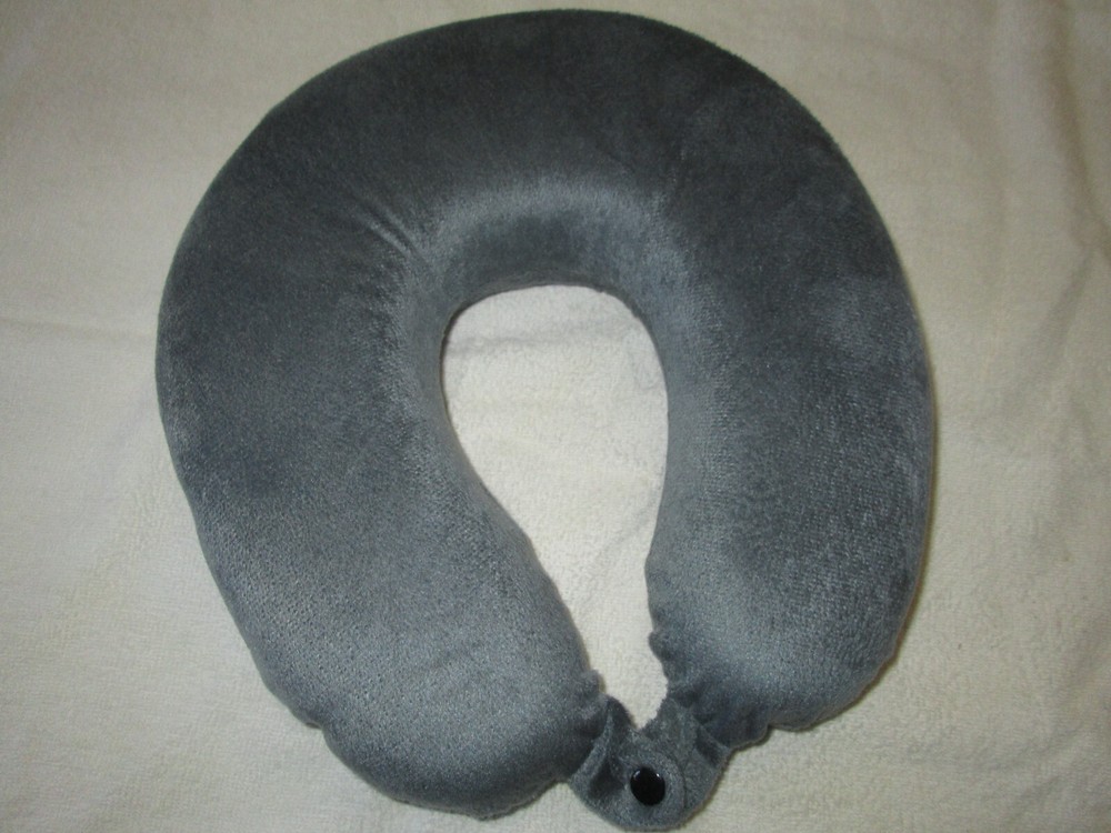 2 - Traveler's pillows - for NECK, Back or butt support, with Memory-foam insert