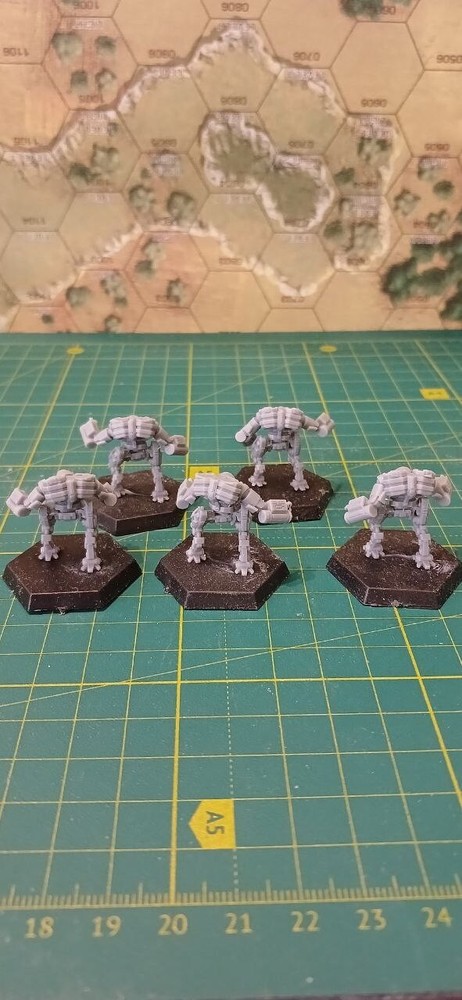 Sprite protomech point (5 models), battletech game miniatures