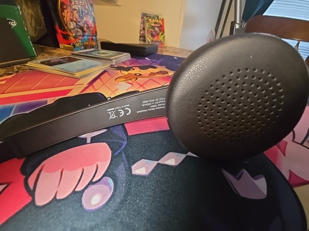 Mono Wireless Headset USB-A - Black