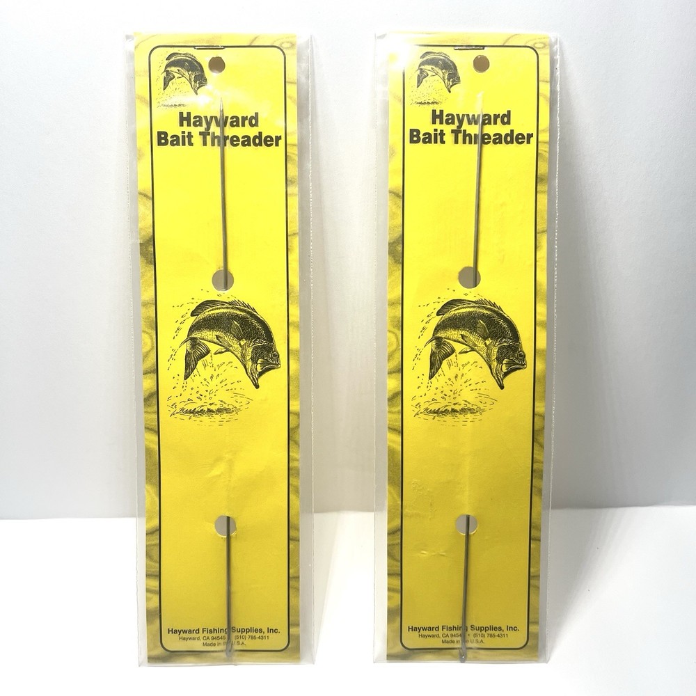 Bait Threader 2 pack Stainless Steel Shrimp, Worm, Baitfish Threader