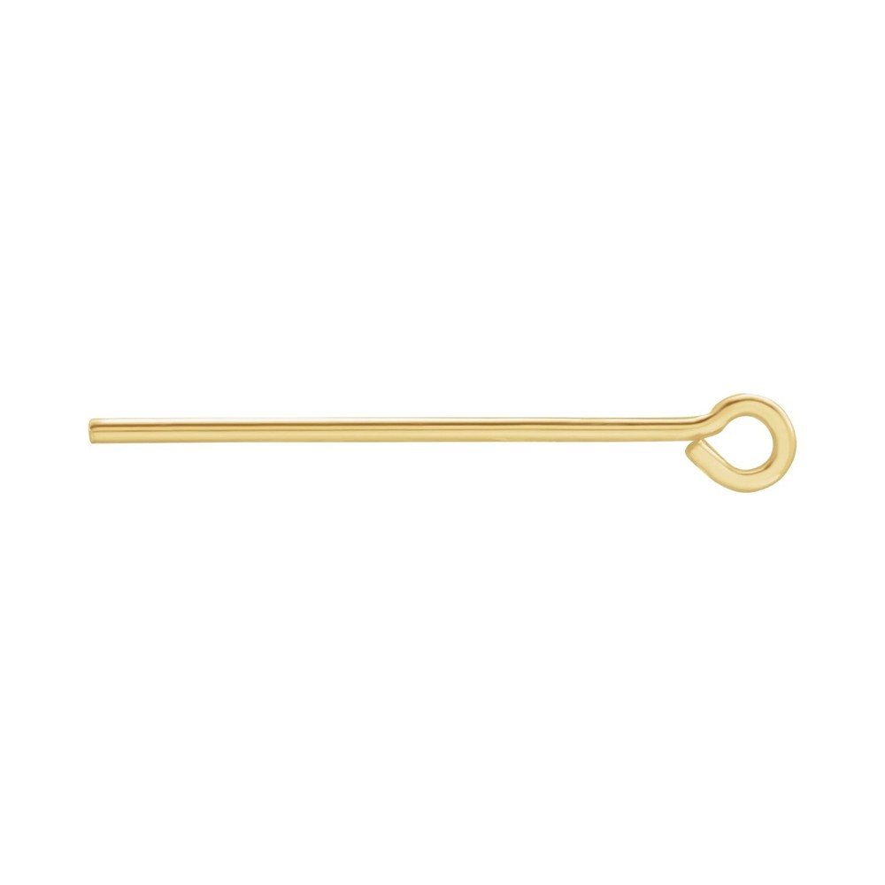 10K Yellow Gold Replacement Hoop Wire 2 pcs