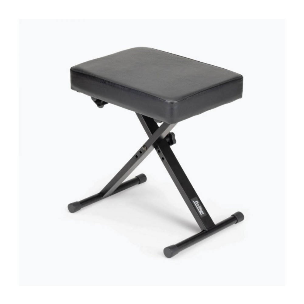 On-Stage Three-Position X-Style Keyboard Bench (Black)