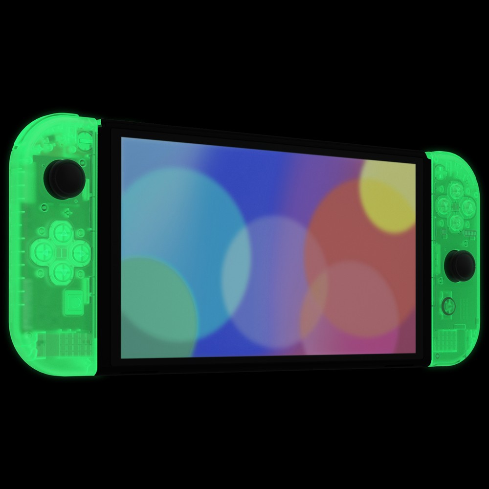 Replacement Full Shell Housing Joy con Buttons Clear for Nintendo Switch OLED