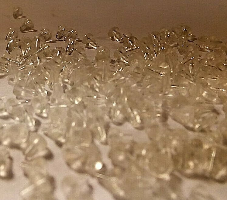 MOD 20 x TRANSPARENT CLEAR HOOK BEADS STOPS FOR RONNIE / SPINNER RIGS CARP RIGS