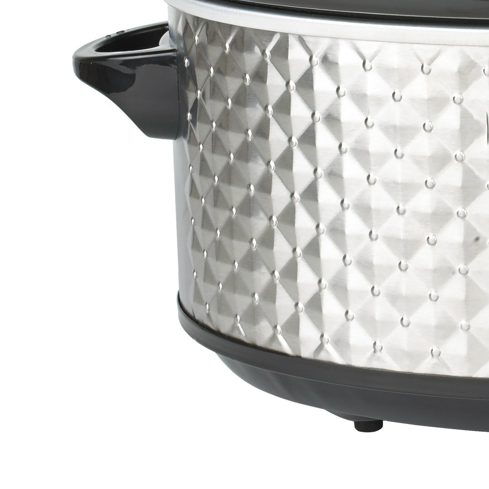 Brentwood Select Slow Cooker, 7 Quart, Silver