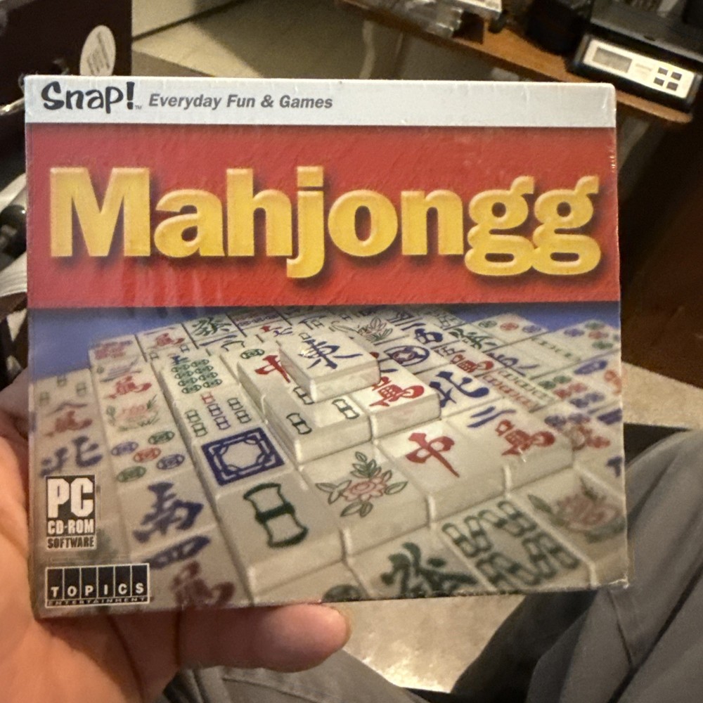 Mah Jongg Snap PC CD-ROM Computer Game New Sealed