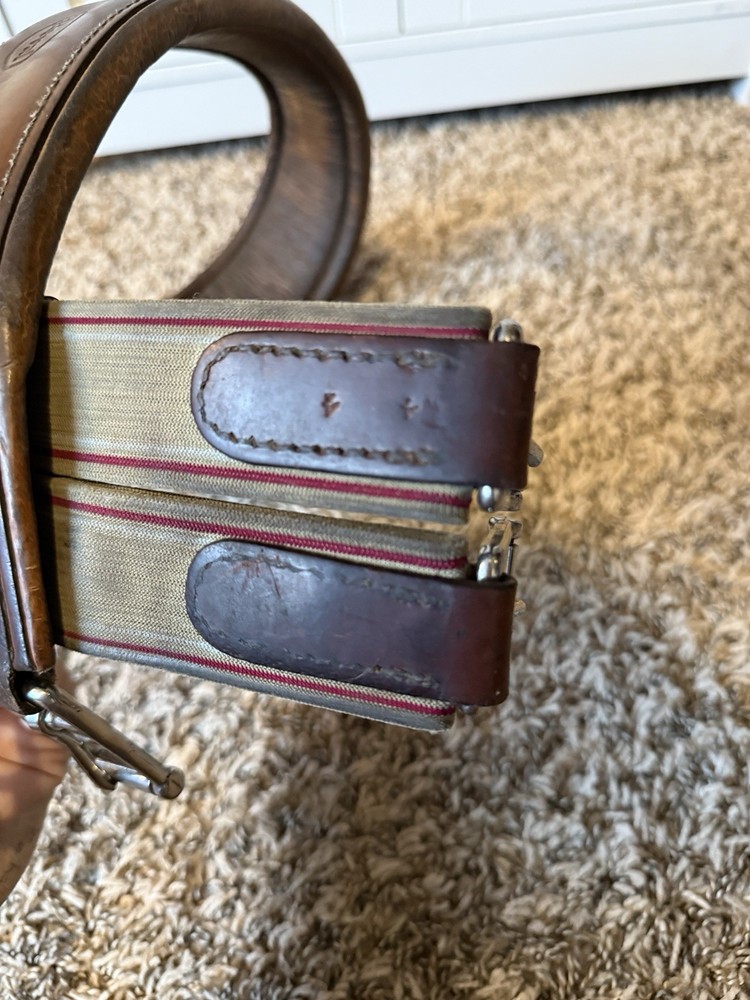 Brown Leather English Girth Beval 44”