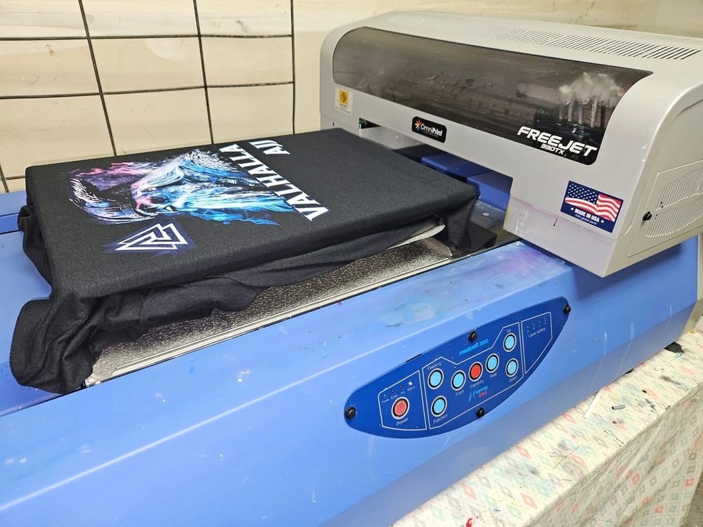 DTG tshirt printer OMNIPrint Freejet 330TX Plus / software - clean printhead