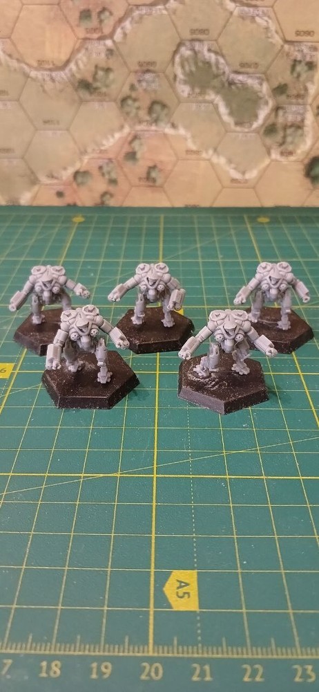Sprite protomech point (5 models), battletech game miniatures