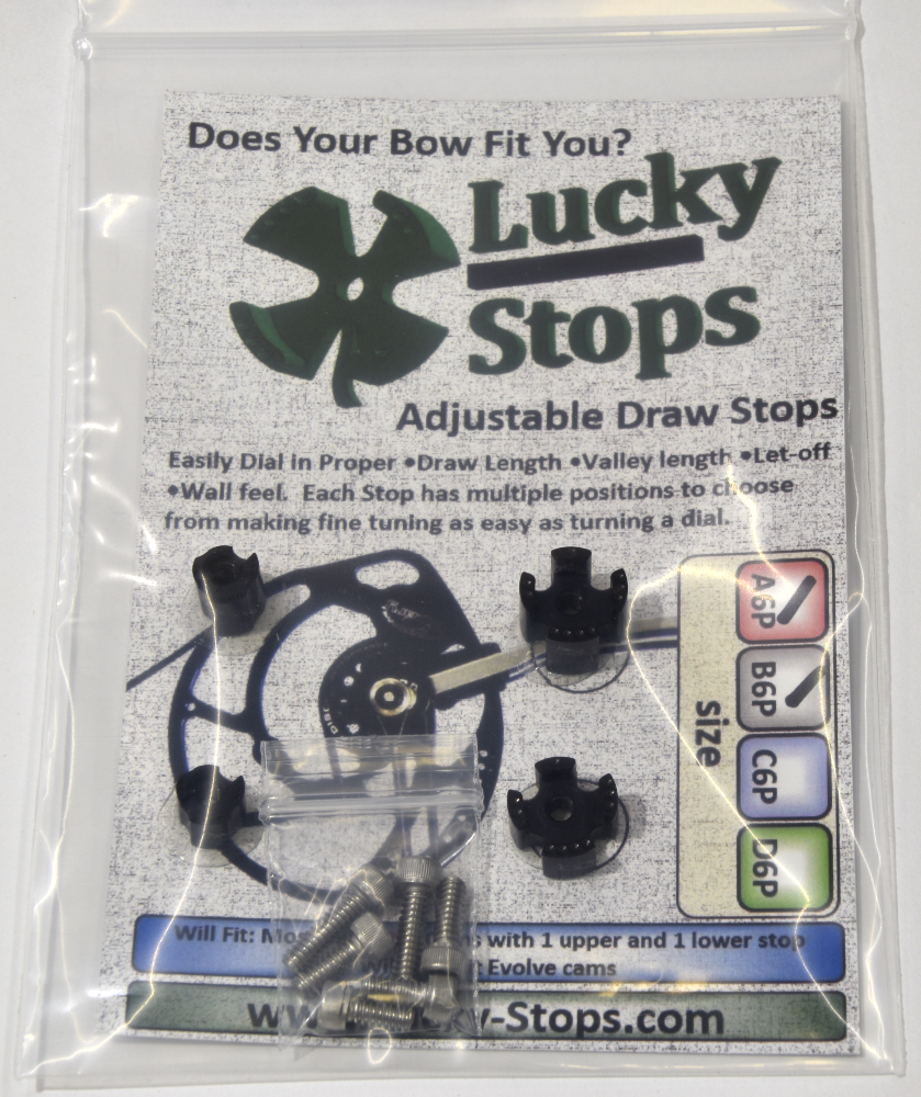 Draw Stops Fits Bear and PSE Cams with 2 Stops Size AB6P Pro Cable Stops