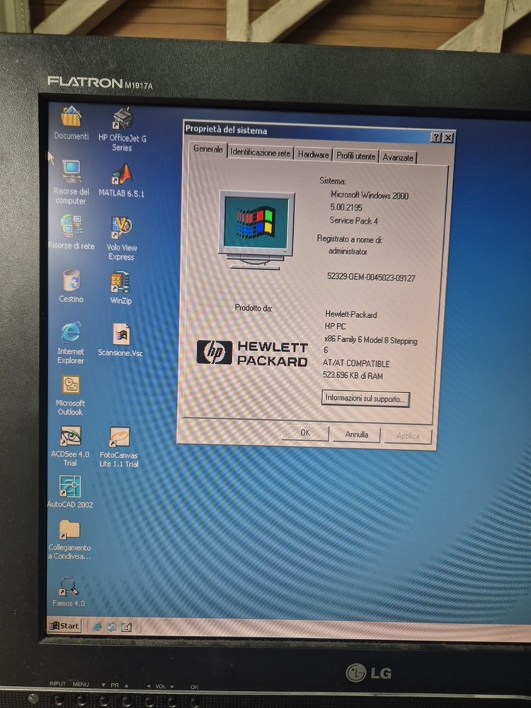 HP PC Workstation Kayak XU800