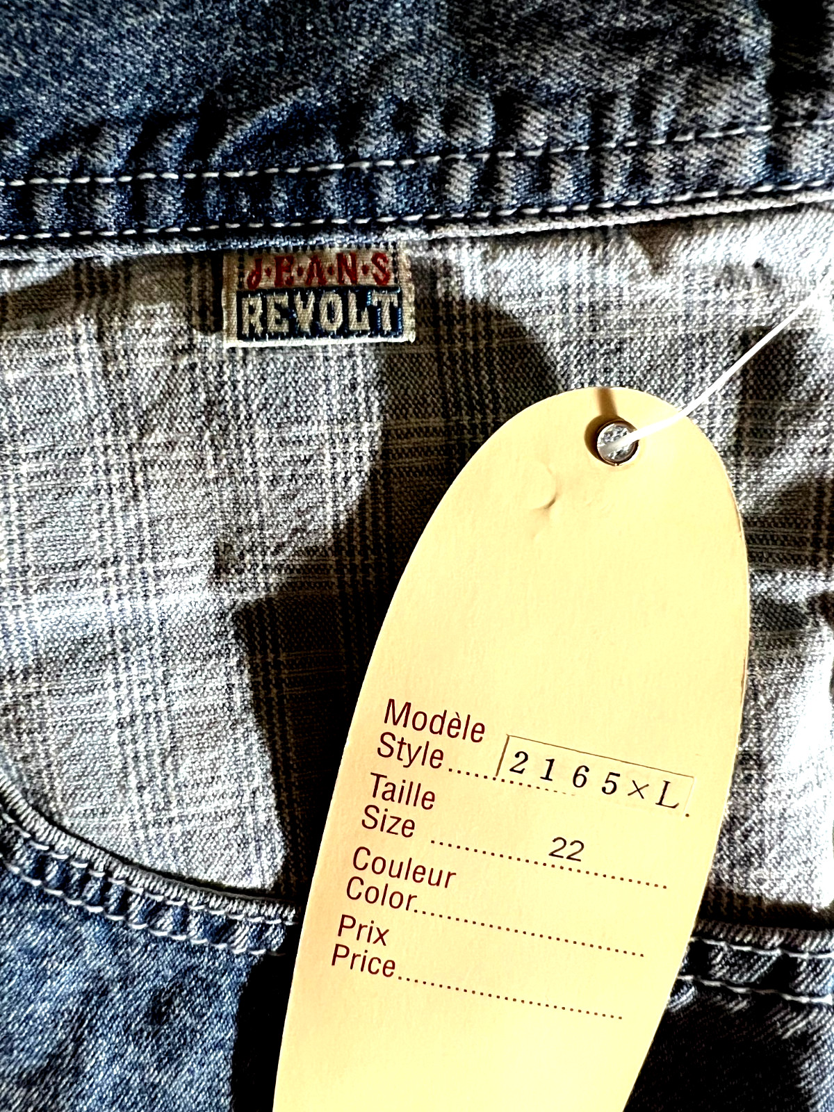 Revolt Ladies Vintage Medium Wash "Bareback" Shorts SIZE 22