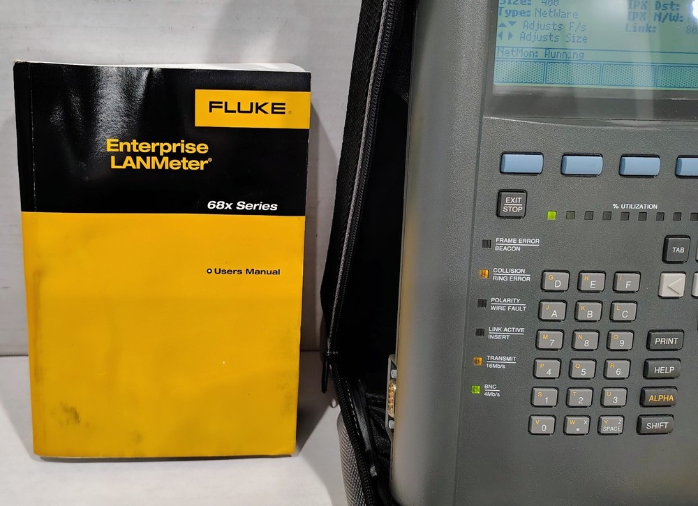 FLUKE 686 Enterprise LANMeter Handheld Network Diagnostic Tool 10/100 Ethernet