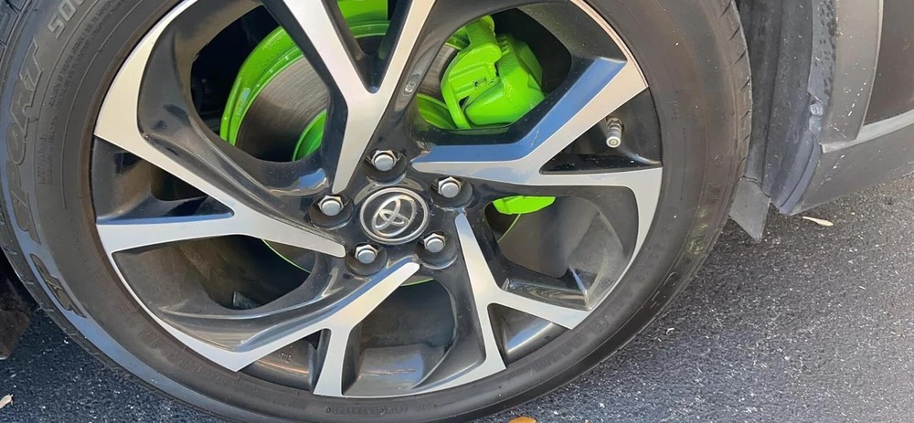 Lime Green Coating Spray Can Brake Caliper Engine Custom Ceramic Paint High Temp