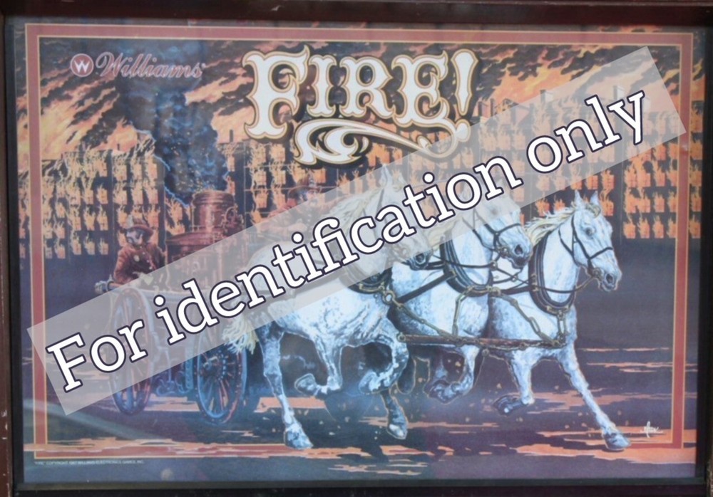1987 Williams Fire ! Pinball Machine Rubber Ring Kit