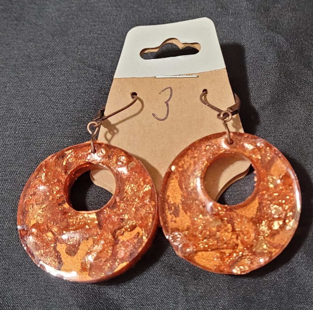 Handmade Epoxy Pierced Earrings