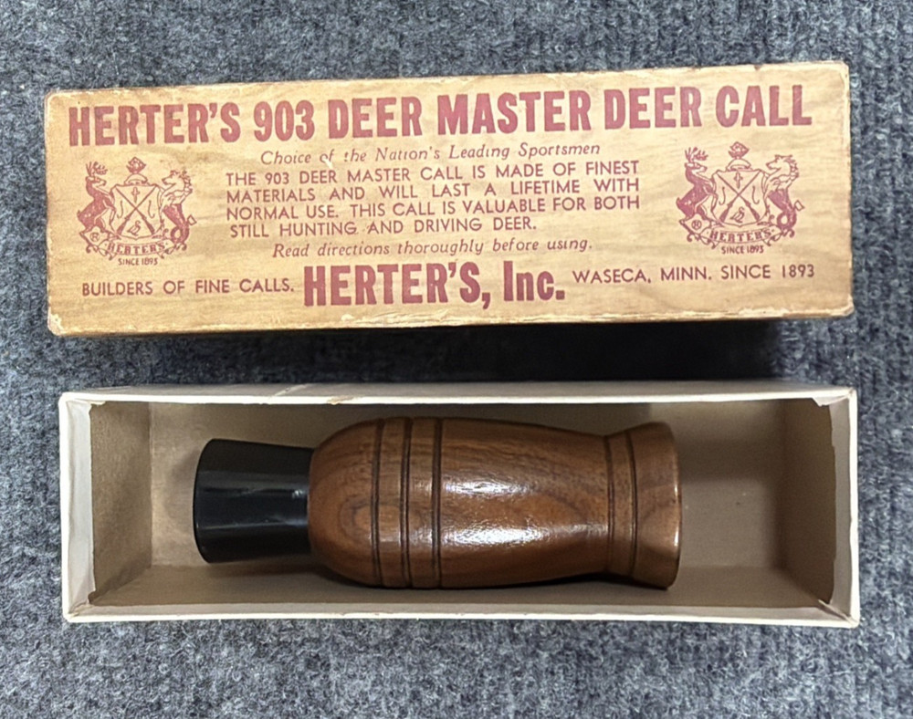Herter's 903 Deer Master Deer Call Original Box