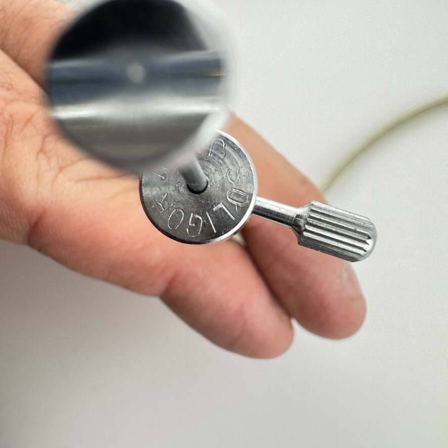 12” Vintage Soligor Camera Remote Shutter Release Trigger Cable Lockable Japan