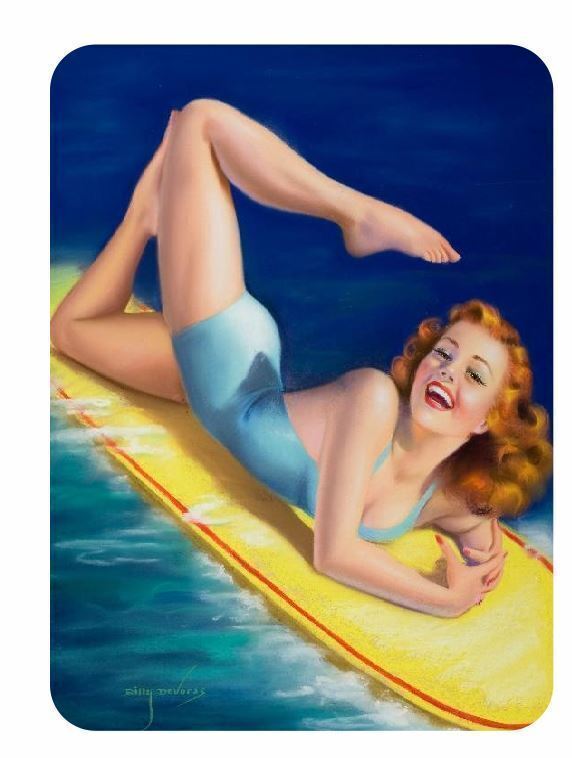 Pinup Girl Sticker Decal