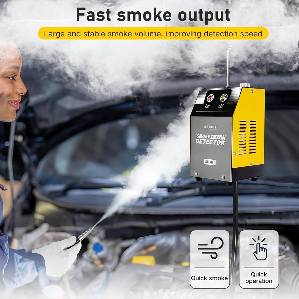 Multi-Functional Automotive Leak Detector - Built-in Air Pump, Quick Diagnostics