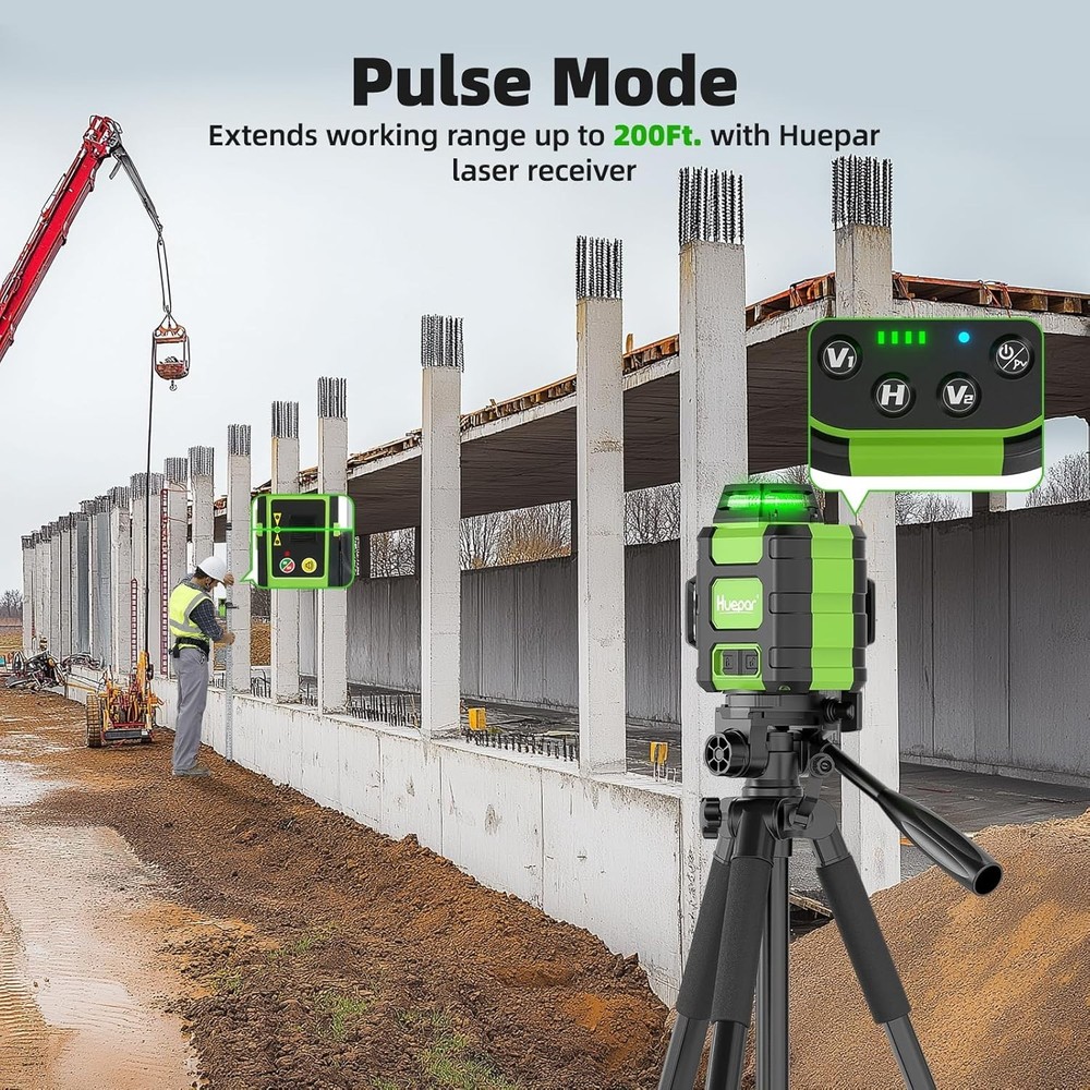 Professional Construction Laser Level with Hard Carry Case