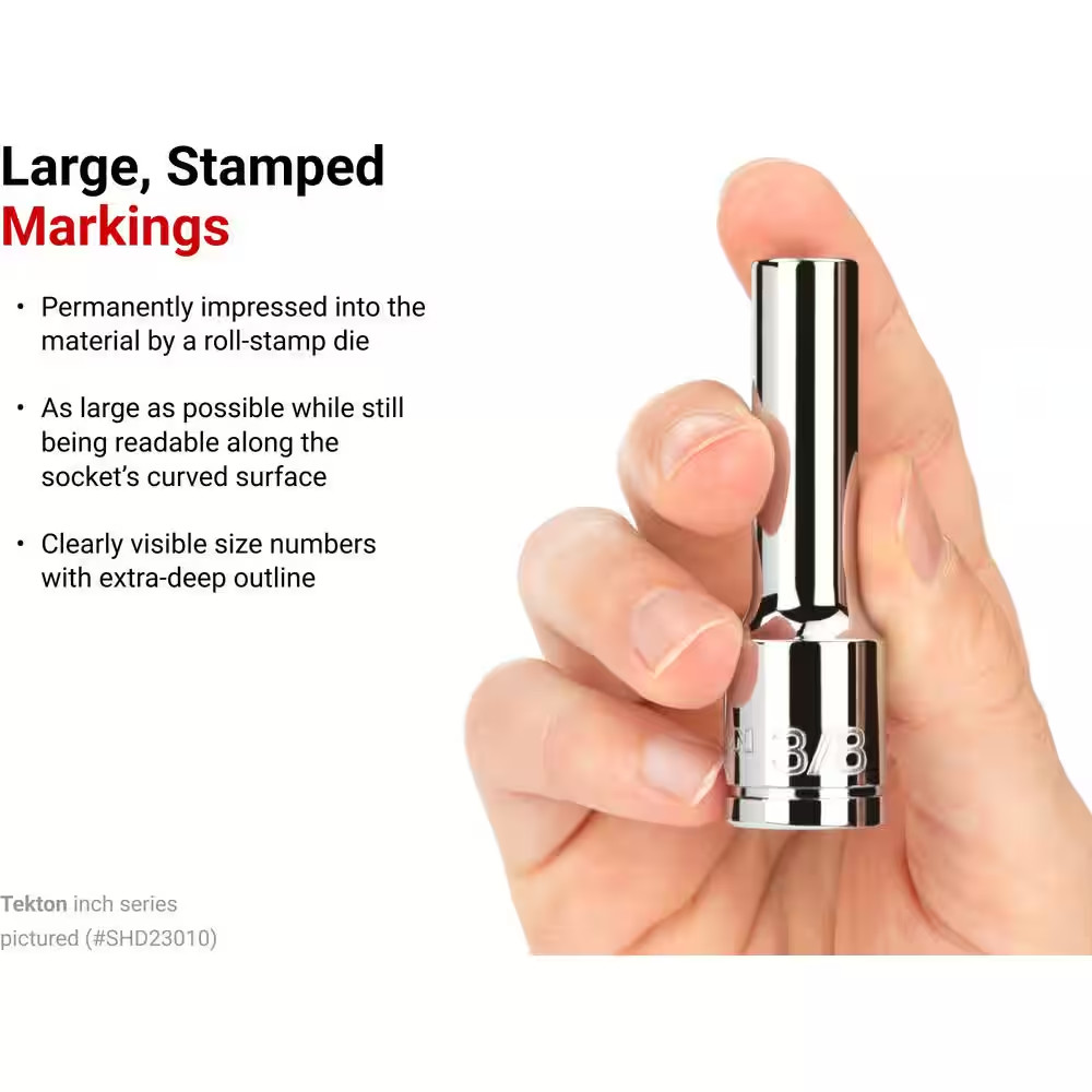 1/2 In. Drive X 3/4 In. Deep 6-Point Socket