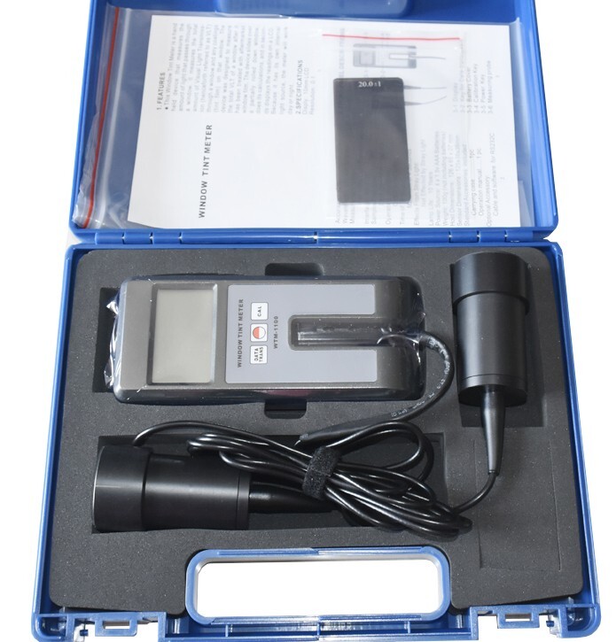 Light Transmission Meter Window Tint Meter with Range 0~100% for Plastic Sheet