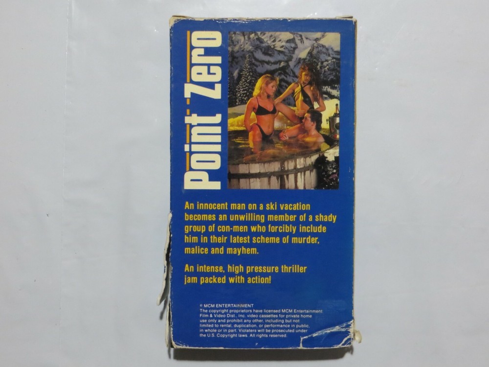 VHS Point Zero Rampling Mell King VERY RARE 2Z