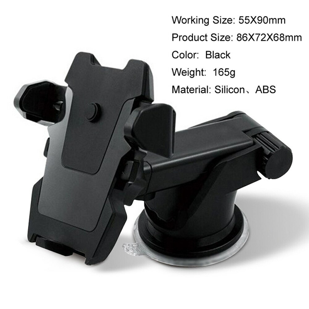 360° Universal Mount Holder Car Stand Windshield For Mobile Cell Phone GPS